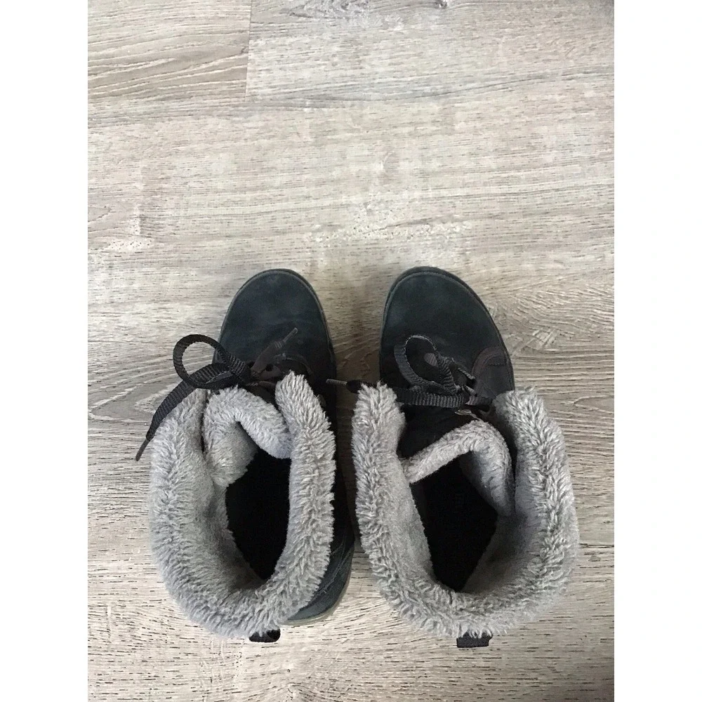Columbia Women's Size 8 Waterproof Winter Snow Boots Black/Grey YL5207-011